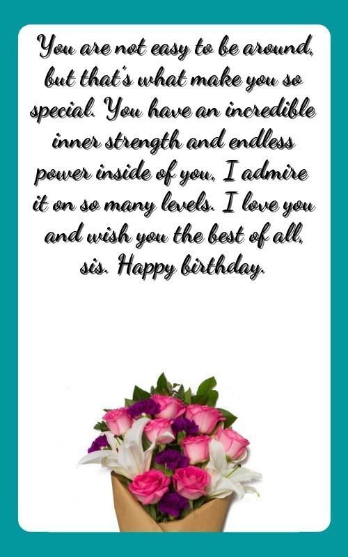 birthday wishes for my blood sister